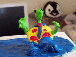 Turtle Clay Animation GIF