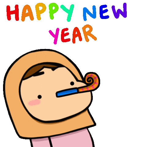 Happy New Year Sticker