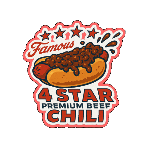 Grilling Hot Dog Sticker by FamousBrand