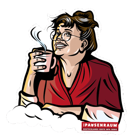 Pausenraum Sticker by DRACO