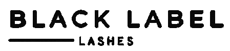 Black Label Lashes Sticker