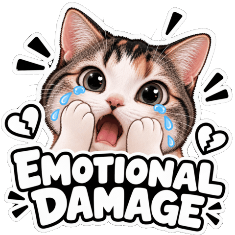 Cute Cat Nu Sticker
