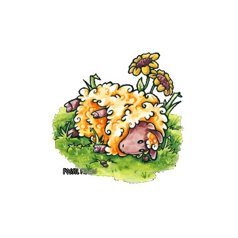 FossilFibers Sticker