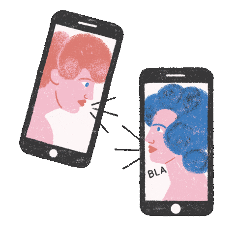 Illustration Phone Sticker by holasoyka