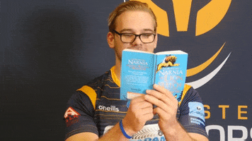 Book Read GIF by Worcester Warriors