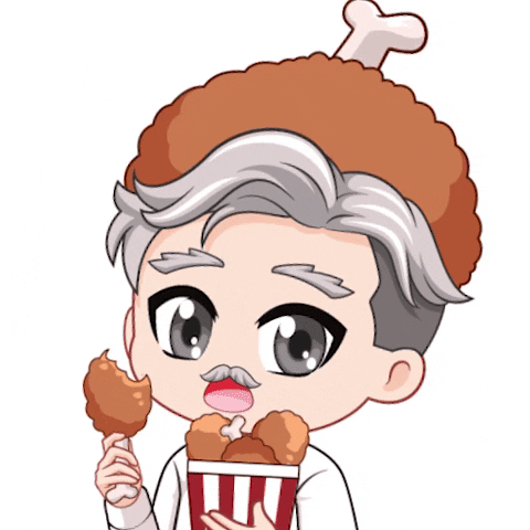 Eat Fried Chicken GIF