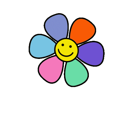 Flower Smile Sticker