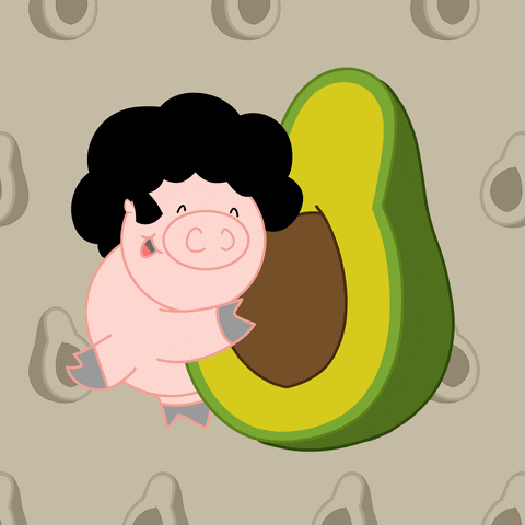 Love Avocado GIF by Afro Pig
