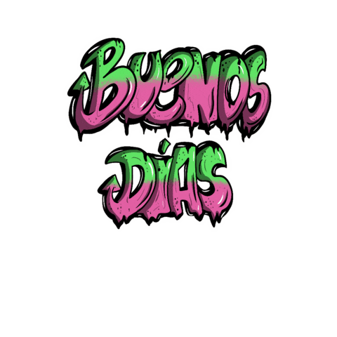 Graffiti Dias Sticker