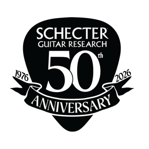 Guitar Player Sticker by Schecter Guitar Research
