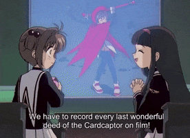 Daidouji Tomoyo Intends To Record You On Film GIF