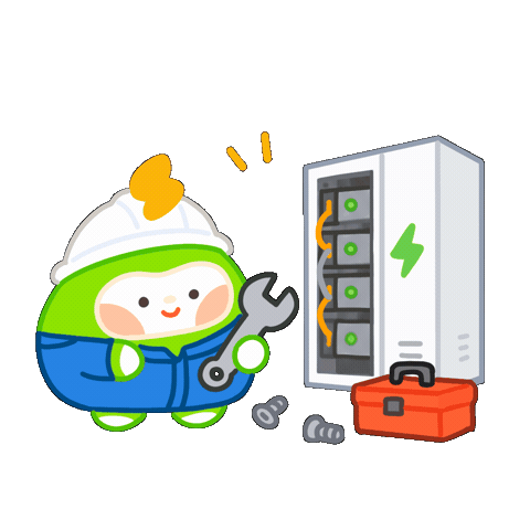 Energy planet x BESS SERVICE Sticker