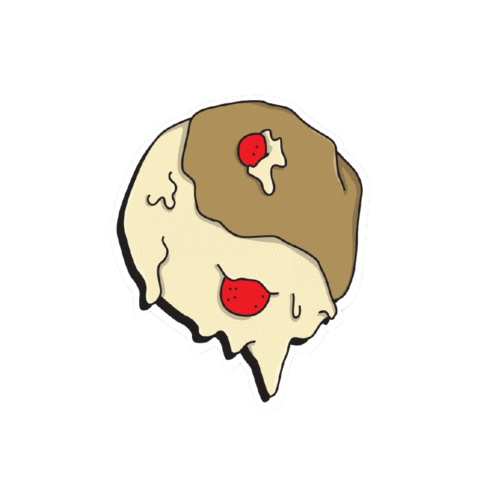 Pizza Ash Sticker by MiCO