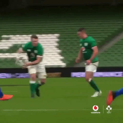 Offload Teamofus GIF by Irish Rugby