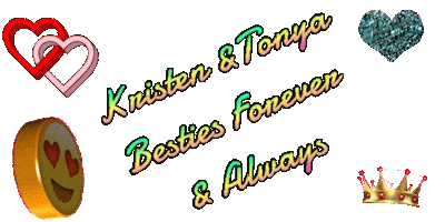 Kristen Tonya Besties Forever Always Sticker