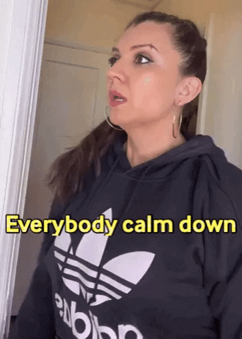 Calm Down Chill Out GIF by Amanda Cee Media