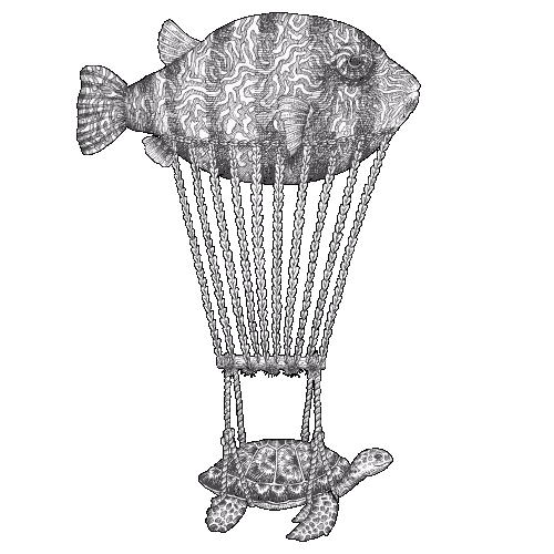 Art Fly Sticker by Aquatic Creatures by Riccardo Capuzzo