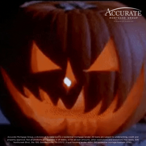 Home Loan Halloween GIF by Accurate Mortgage Group