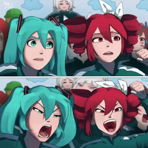 Hatsune Miku Squid GIF