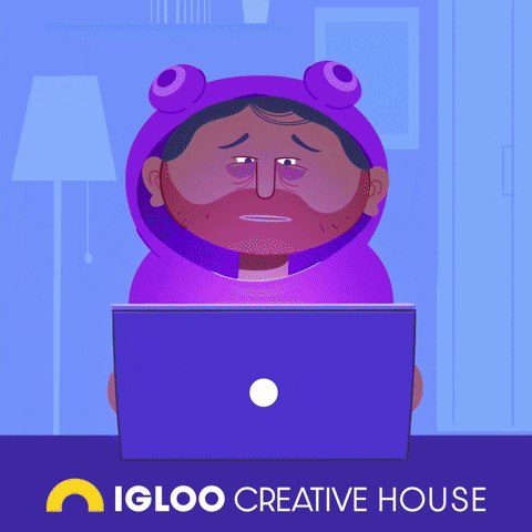 igloocreativehouse tired box hit cant touch this GIF