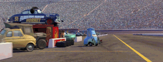 pit stop animation GIF by Disney Pixar