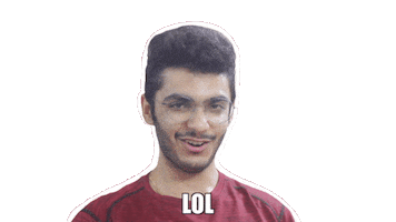 Ha Ha Lol Sticker by Aashish Desimarketer