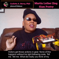 Snapping Black Woman GIF by NoireSTEMinist