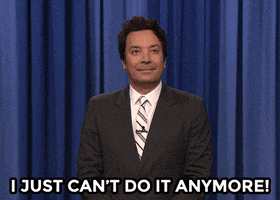 I Cant Jimmy Fallon GIF by The Tonight Show Starring Jimmy Fallon