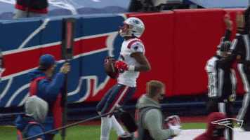 In The Air Reaction GIF by New England Patriots