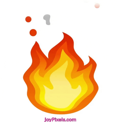 on fire smoking GIF by JoyPixels