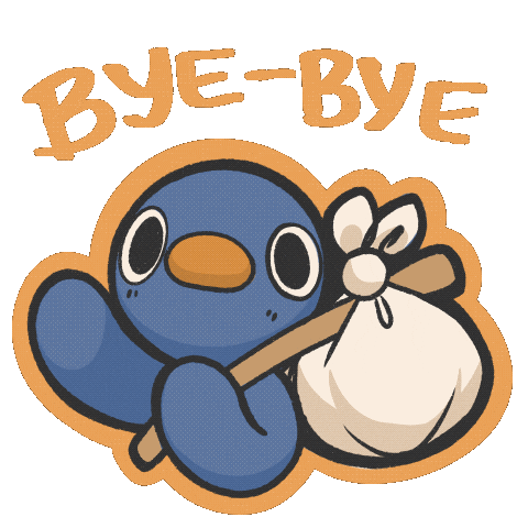 Bye Sticker