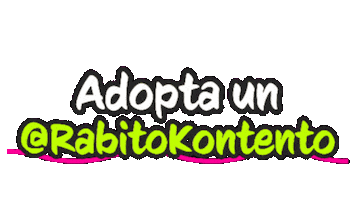 Adopta Sticker by RabitoKontento