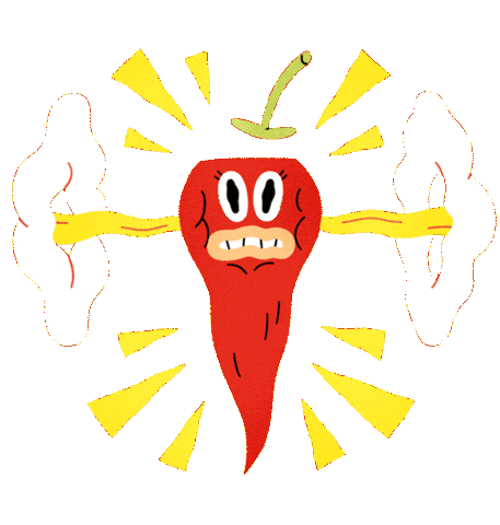 Hungry Scary Spice Sticker