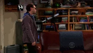 tired the big bang theory GIF
