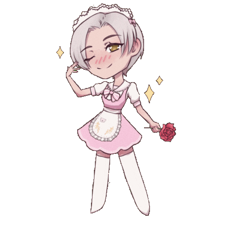 Rei Sticker by Meian Maid Cafe
