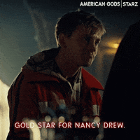 Nancy Drew Wow GIF by American Gods