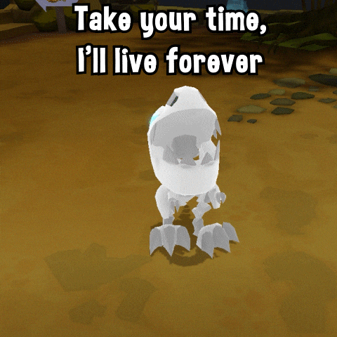 T-Rex Waiting GIF by Animal Jam