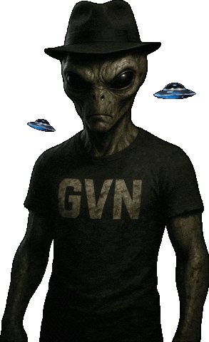 Ufo Sticker by Gunoven