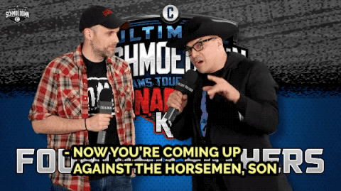 Horsemen meme gif