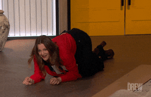 Tired Floor GIF by The Drew Barrymore Show