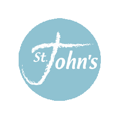 St. John's Orange Sticker