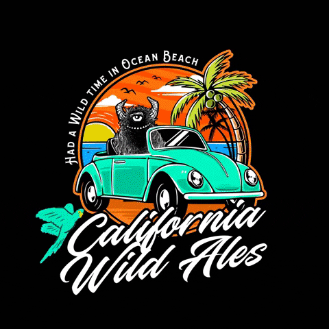 californiawildales psychedelic california craft beer parrot GIF