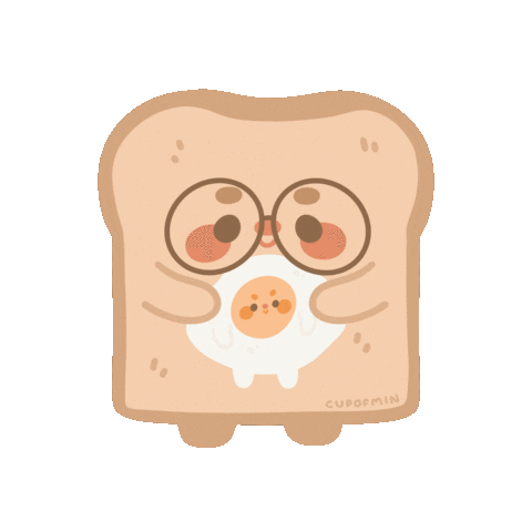 Fried Egg Comida Sticker