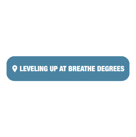 Breathe Degrees Sticker