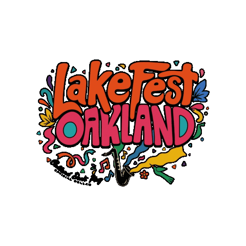 Oakland Lakefest Sticker by OaklandDontPlay