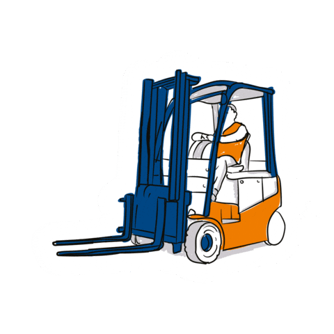 Lager Stapler Sticker by Greiwing