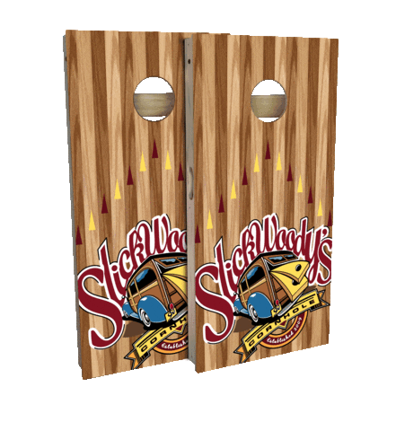 Slick Woody's Cornhole Sticker