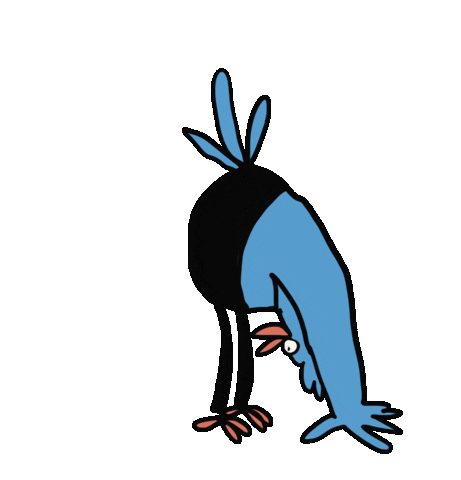 Chicken Yoga Sticker