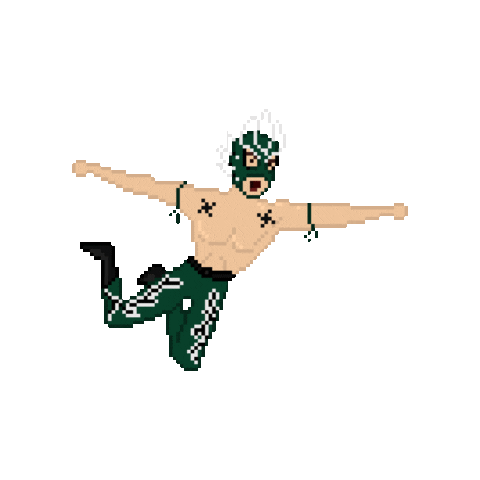 Wrestling Mexico Sticker by Alex Mendiola