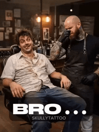 Come On Seriously GIF by SkullyTattoo